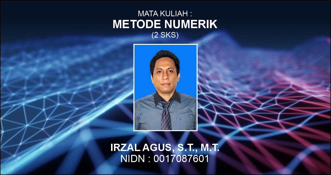 Metode Numerik - Genap T.A. 2025/2026